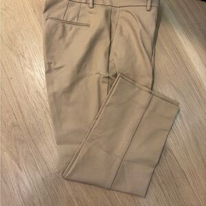 LOFT Tan Ankle Cropped Pants Timeless Design